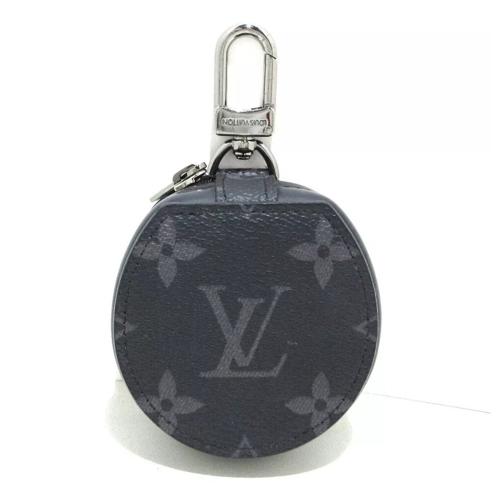 Auth LOUIS VUITTON Etui Earphone GI0496 Monogram Eclipse RFID : confirme
